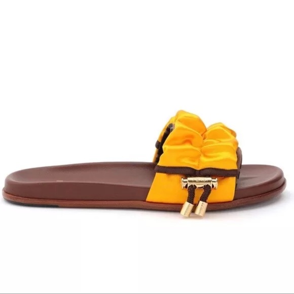 Fendi FEEL satin illusion FF slides - Picture 9 of 13